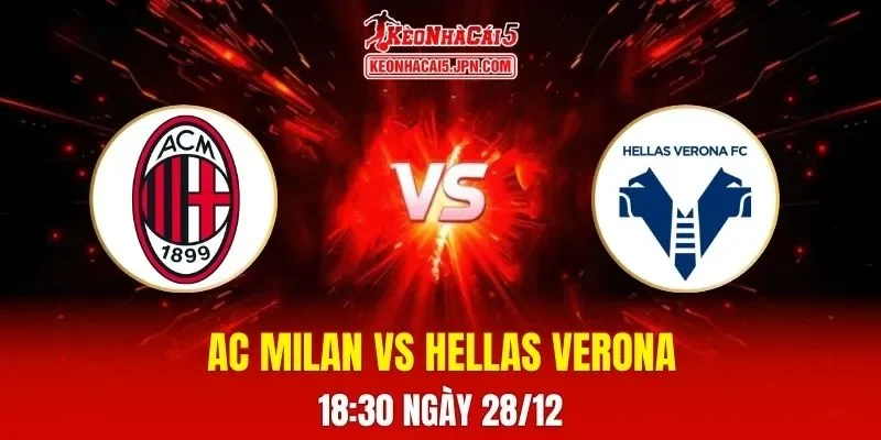 Soi Kèo Tái Xỉu, Phạt Góc Trận AC Milan Vs Hellas Verona, 18h30 Ngày 28/12